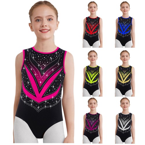 Girls sleeveless gymnastics - girls,