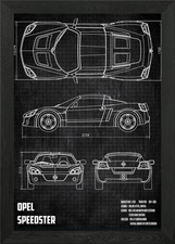 Opel Speedster Framed Wall Art