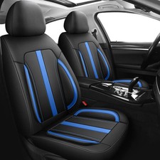 Luxury Black Blue PU Leather
