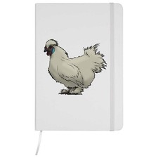 'Silkie Chicken' A5 Ruled Notebooks / Notepads (NB035963)