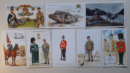 Postcards british army tanks - british,