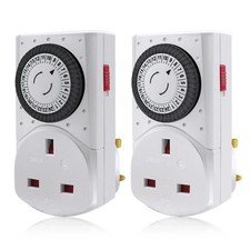 24 HOUR TIMER CLOCK SOCKET UK