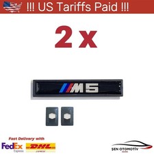 2× Body Side Molding Trim Inserts for BMW E39 M5 Door Side Pieces