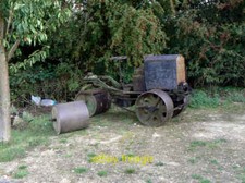 Photo 6x4 Cricket field roller