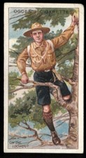 Tobacco Card, Ogdens, BOY SCOUTS, 1911 Green Back, On The Lookout, #25