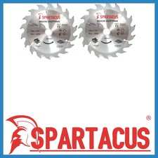 2x Spartacus Wood Cutting Saw Blade 160 mm x 18 Teeth x 20mm Bosch GSK24V