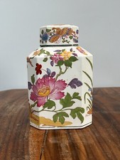 Wedgwood Etruria Groups Pattern Tea Caddy Porcelain Storage