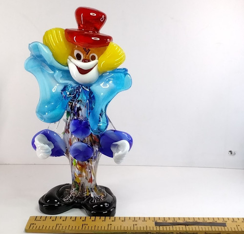 Murano glass hand blown - glass, clown