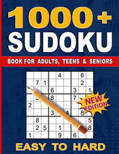 1000+ Sudoku Puzzles for Adults: A Book With More Than... by Publishing XR, Nova
