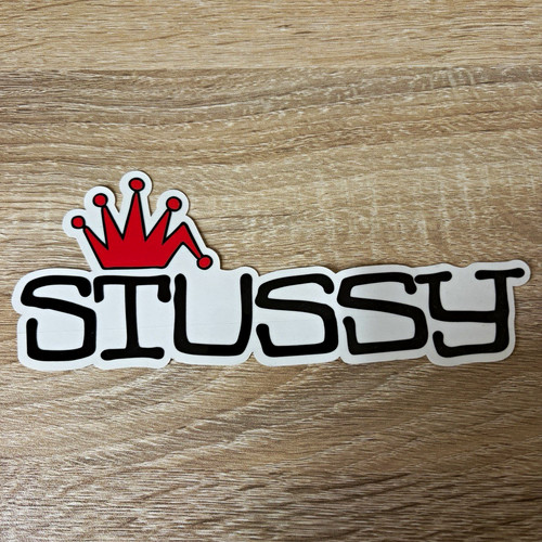 Stüssy crown logo sticker - logo,