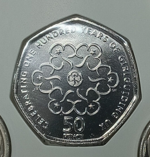 2010 bunc 50p fifty - fifty, pence