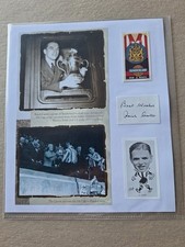 RAICH CARTER SUNDERLAND LEGEND HAND-SIGNED CLUB-CRESTED 1937 CUP FINAL PHOTOCARD