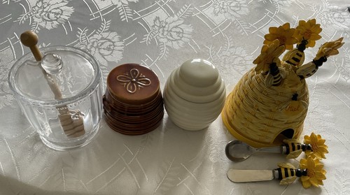Set honey pots with - 3,
