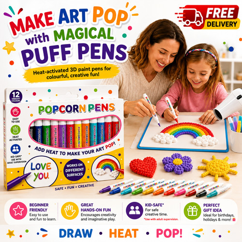 12pcs magic popcorn pens - 12pcs,