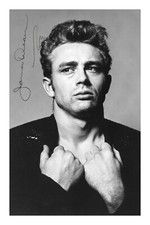 James Dean Signed A4 Autograph