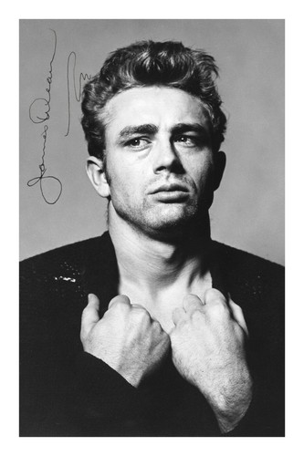 James dean signed - dean, a4