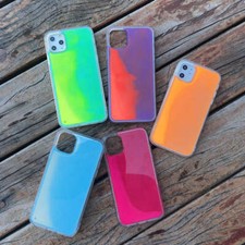 Neon Sand Liquid Apple Phone