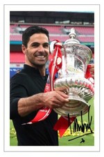 MIKEL ARTETA Signed Autograph