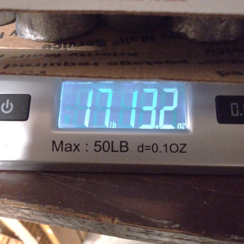 Pounds lead ingots - 17+,