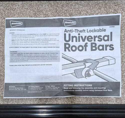 Roof bars for - bars,
