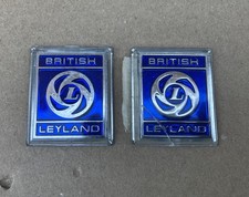 British Leyland Wing Badges Emblems (seller's ref 3) Triumph Stag?