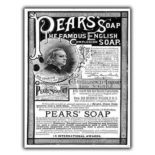 Pears soap metal - pears,