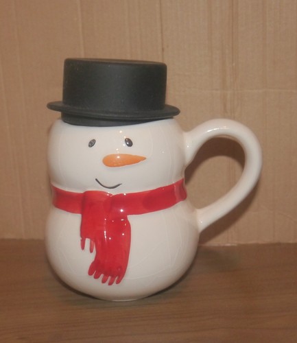 Snowman shaped mug - snowman,