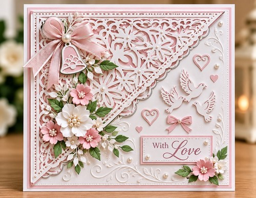 Card making magic decoration - card,