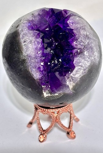 Amethyst crystal ball - ball, sphere