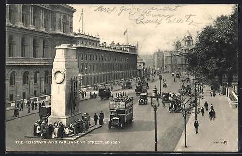 London the cenotaph and - the,