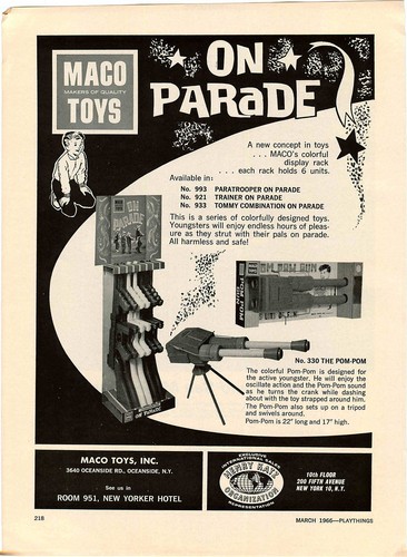 1966 advert maco - maco, toy