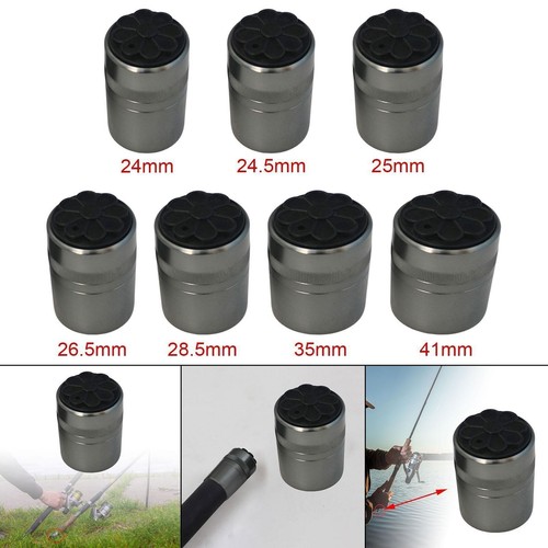 Fishing rod butt cap black - rod,