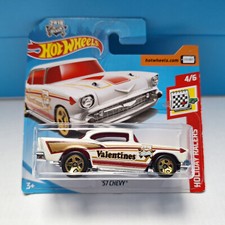Hot Wheels '57 Chevy - Valentines - 2018 Holiday Racers - 100/365 - Model FJW21
