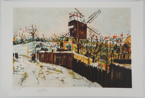 Maurice utrillo moulin de la - utrillo,