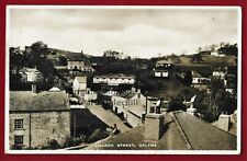 RP Uplyme Church Street real photo postcard nr Lyme Regis Dorset Devon border
