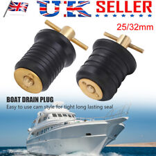 1/2Pcs 25/32mm Brass Screw T Handle Expanding For Boat Drain Plug Bung For Boat