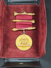 Vintage Masonic Sterling Silver Royal Arch Breast Jewel 1975