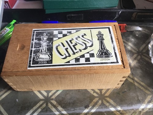 Vintage jaqueline wooden chess - vintage,