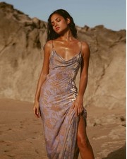 Rat & Boa Athena Purple Lilac Silk Maxi. BNWT size s/Au 8/10 US 4/6