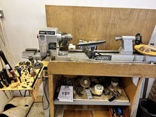 Wood Turning Lathe, Bandsaw &