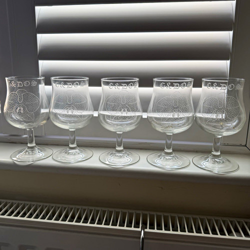Dos stemmed beer glasses set - c&dos,