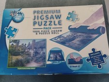 Premium 1000 piece jigsaw puzzle with felt mat