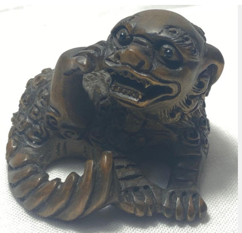 Netsuke antique lion - lion,