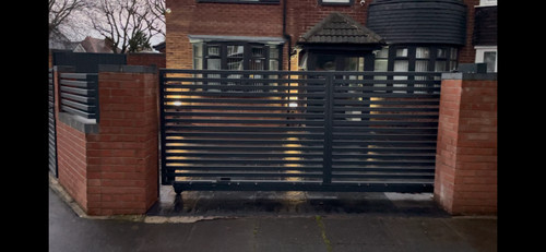 Steel iron metal gate - metal,
