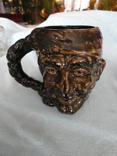 GUERNSEY POTTERY BROWN PIRATE