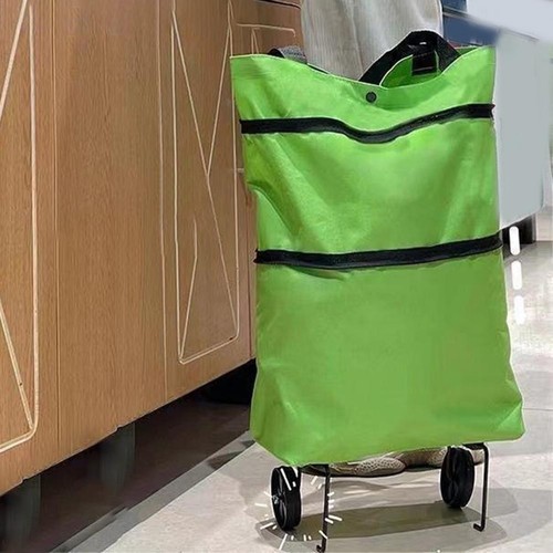 Foldable shopping trolley with - trolley,
