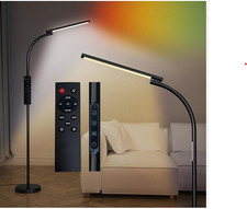 Lanmonlily LED Floor Lamp 15W Reading Standing Lamps with Touch Control