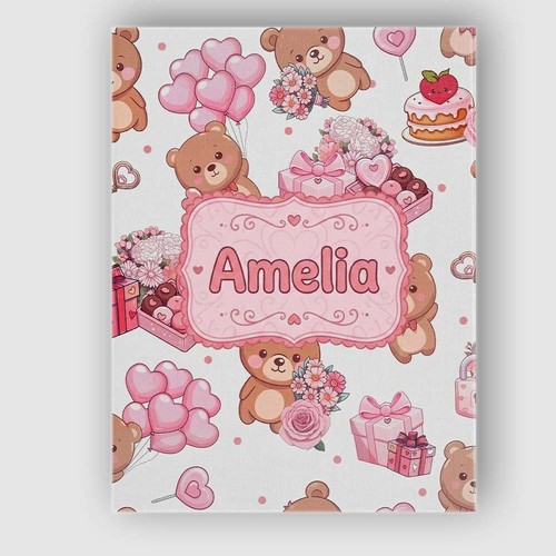 Canvas wall art - wall, name