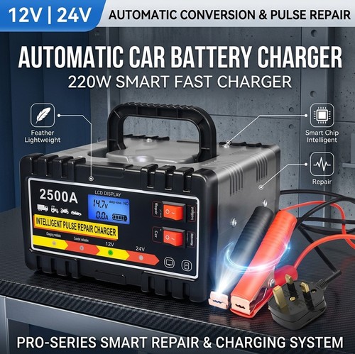 Automatic car battery charger - automatic,