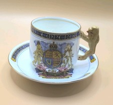 Vintage Paragon Coronation King Edward VIII May 12th 1937 Cup & Saucer RARE 